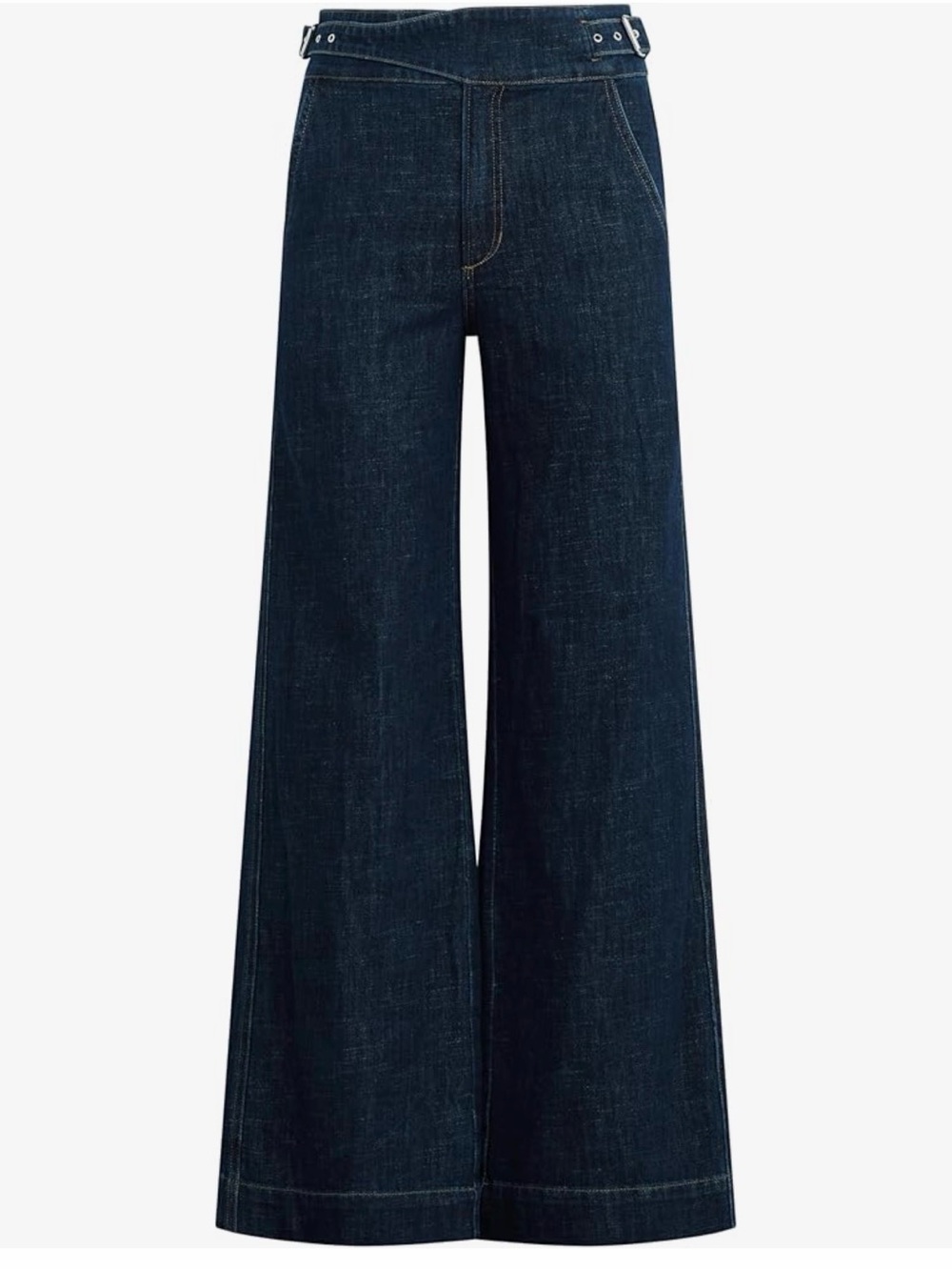 Joe's Women's The Double Buckle Wide Leg Sailor Pant size 30